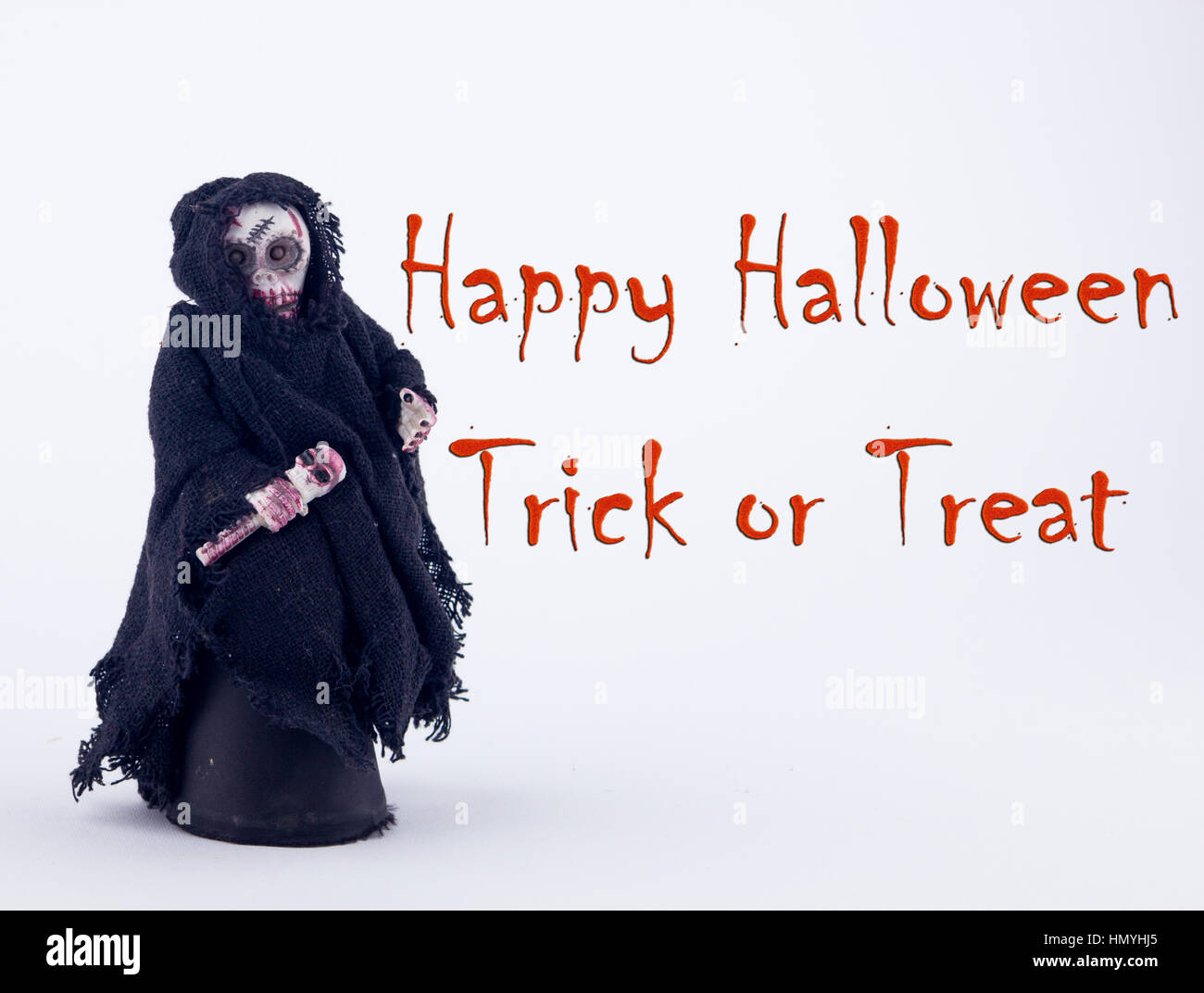 Happy Halloween Trick or Treat Stock Photo