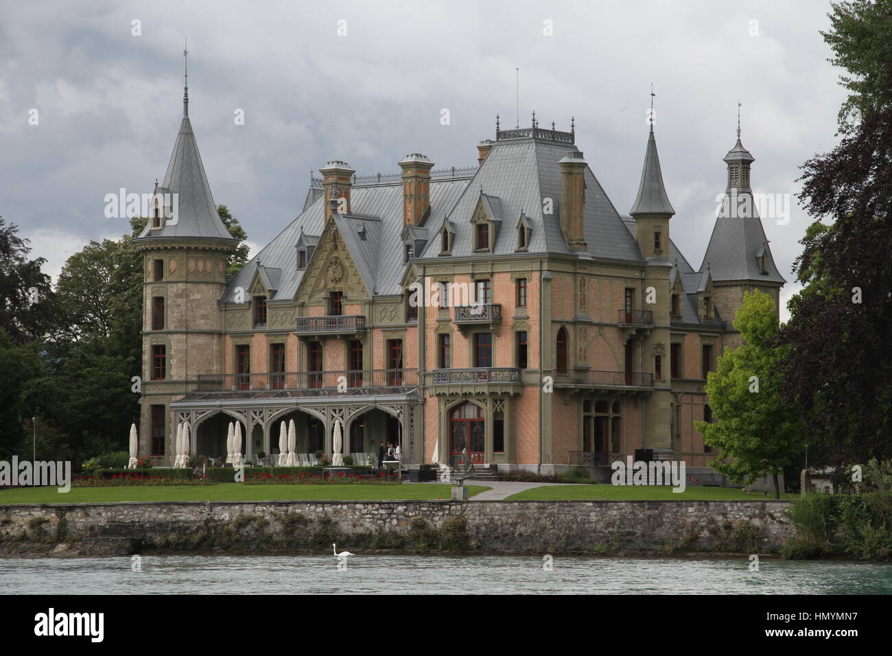 Schloss Schadau, Thun, Bern Canton, Switzerland Stock Photo - Alamy