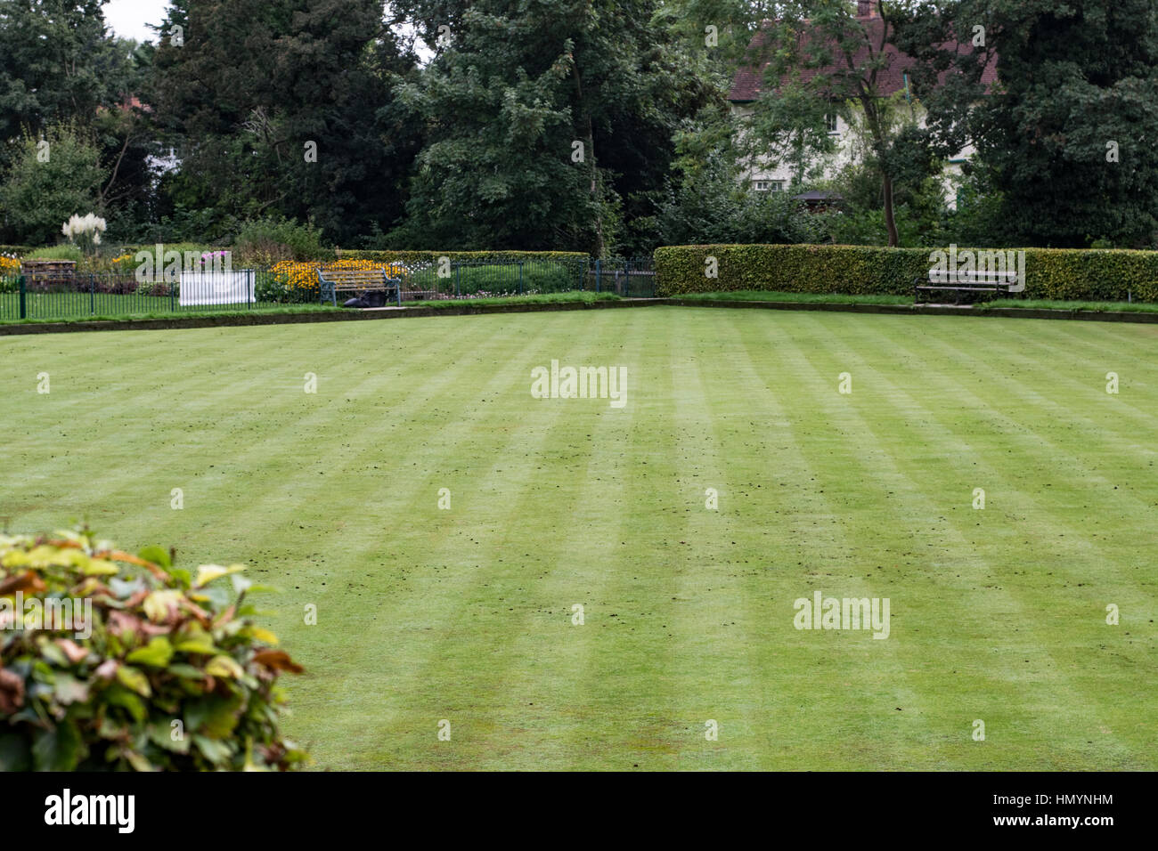 Howard Gardens Bowls Club, Letchworth Stock Photo Alamy