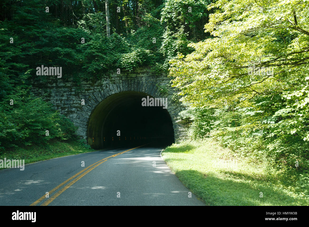 Blue Ridge Parkway tunnel, North Carolina, Great Smoky Mountains
