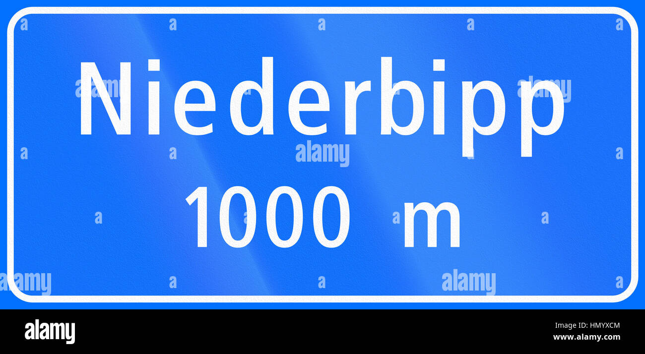 Road sign used in Switzerland - Distance sign Stock Photo - Alamy