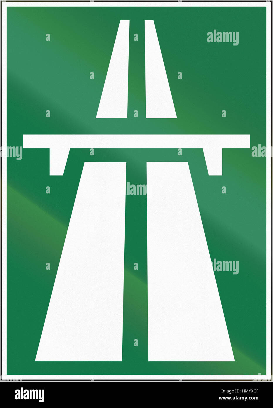 Road sign used in Switzerland - Motorway Stock Photo - Alamy