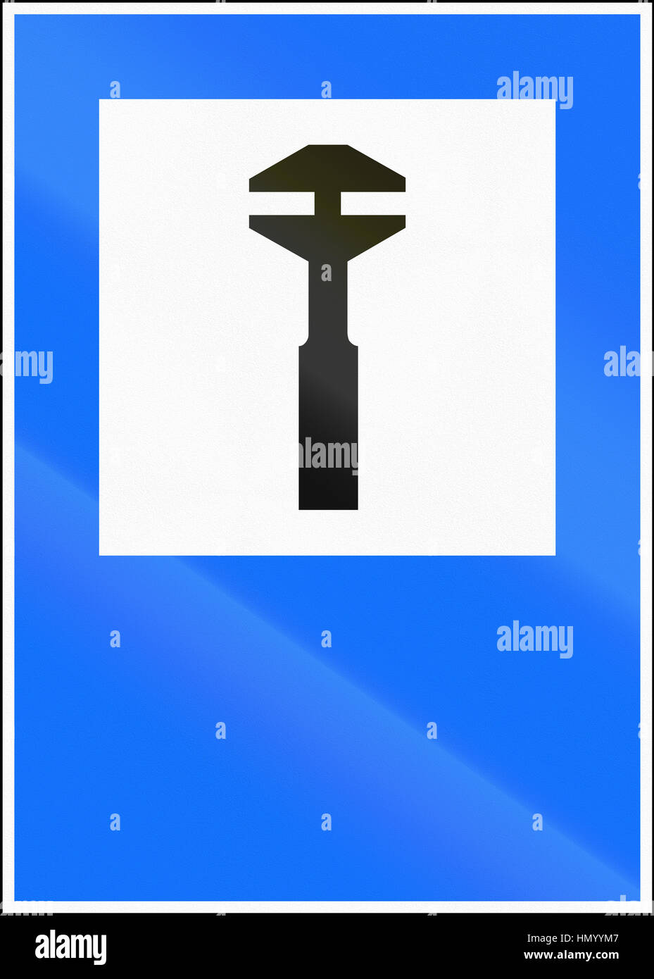 Road sign used in Switzerland - Repairs Stock Photo - Alamy