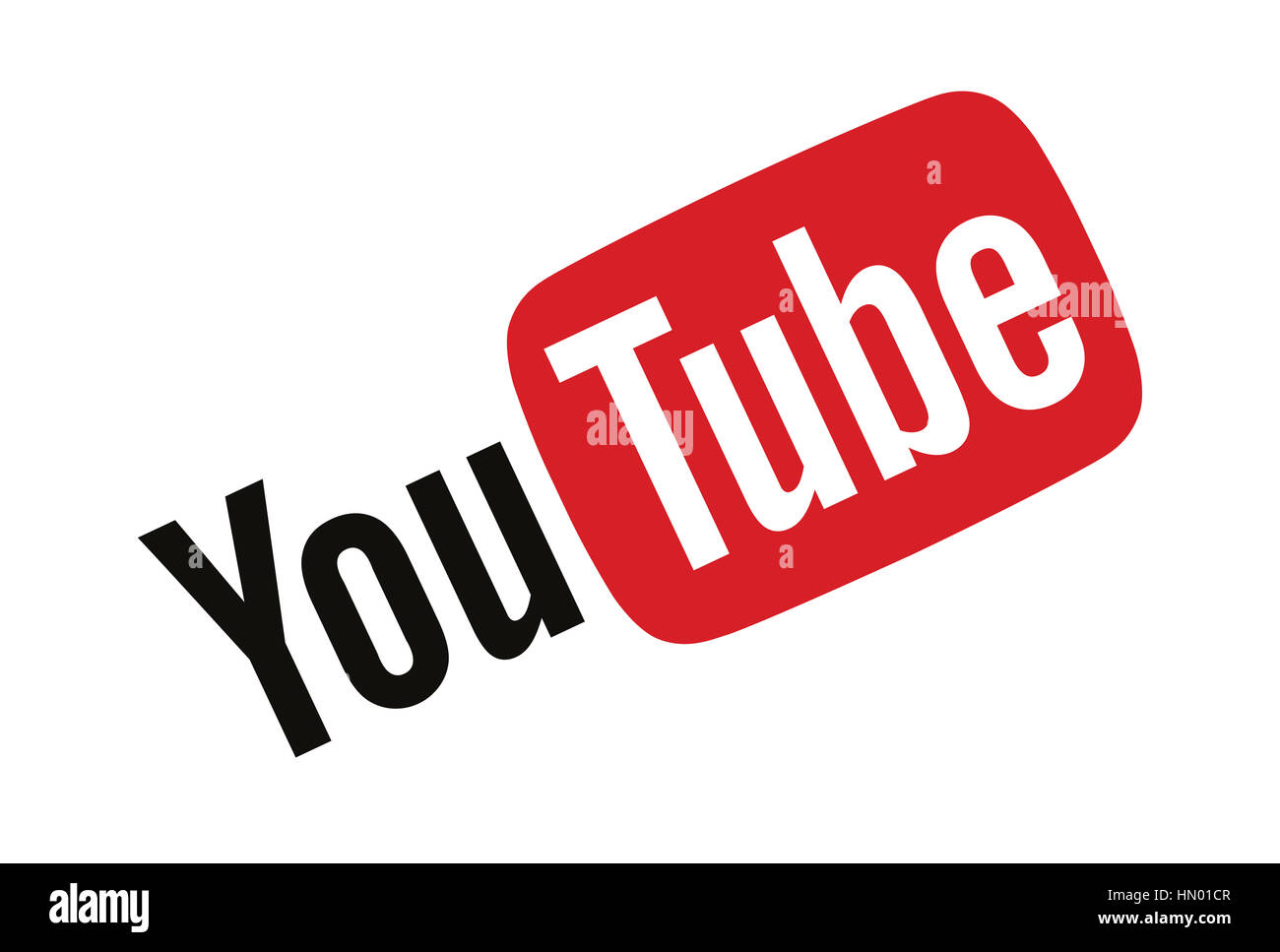 YouTube logo, corporate identity, logo Stock Photo
