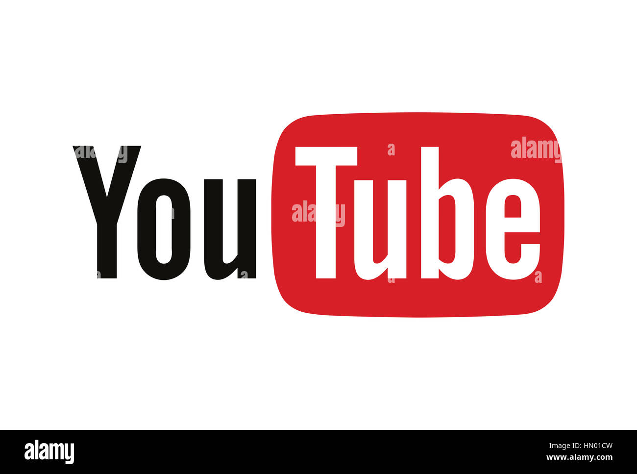 YouTube logo, corporate identity, logo Stock Photo