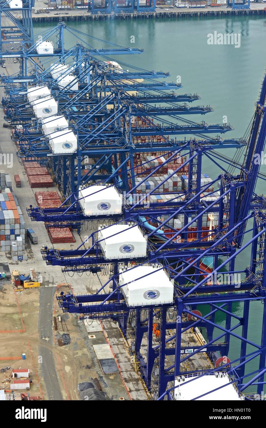 The Port of Balboa, operated by Panama Ports Company (PPC) - the Panama-based  subsidiary of the HPH Group Stock Photo - Alamy