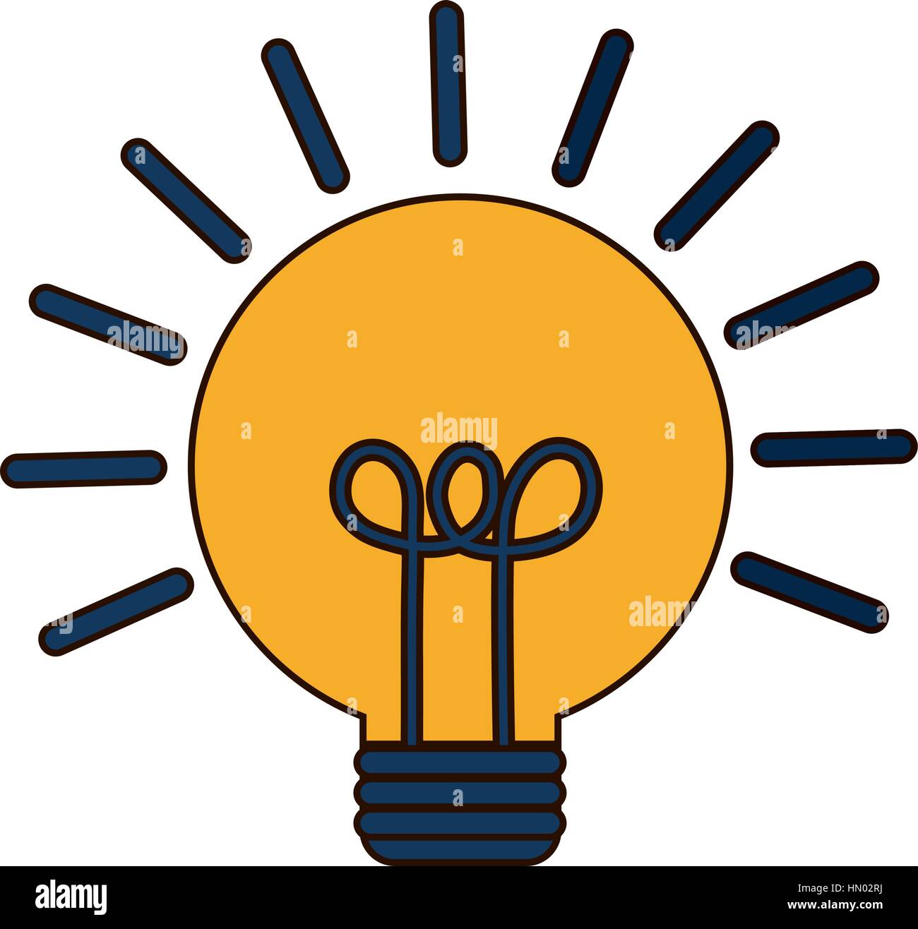 light brainstorm image design, vector illustration icon Stock Vector ...