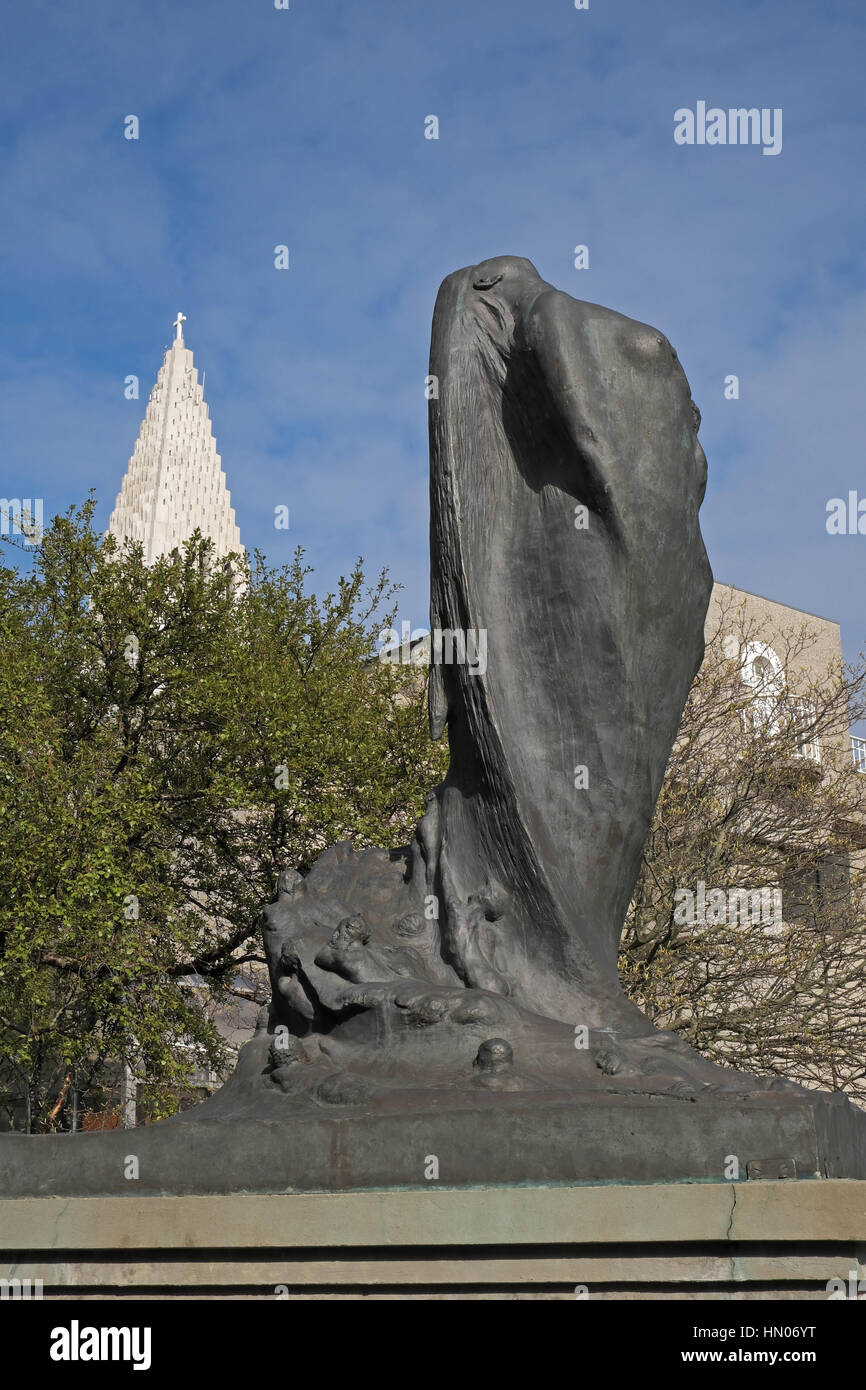 The wave of ages sculpture by jonsson hires stock photography and