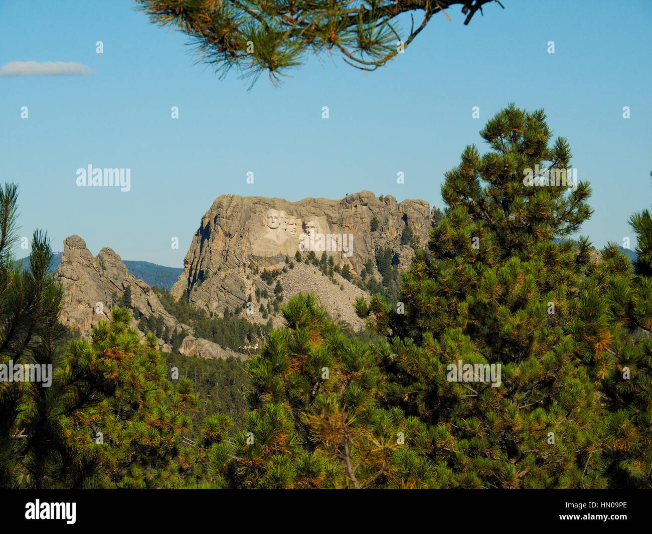 Mount Rushmore seen from Iron Mountain Road, Peter Norbeck Scenic