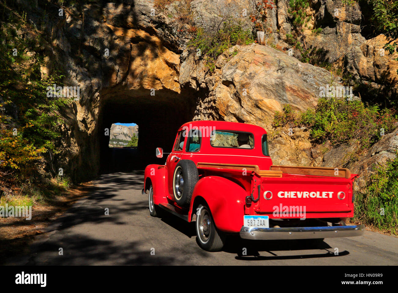 Mount Rushmore seen from Iron Mountain Road, Peter Norbeck Scenic
