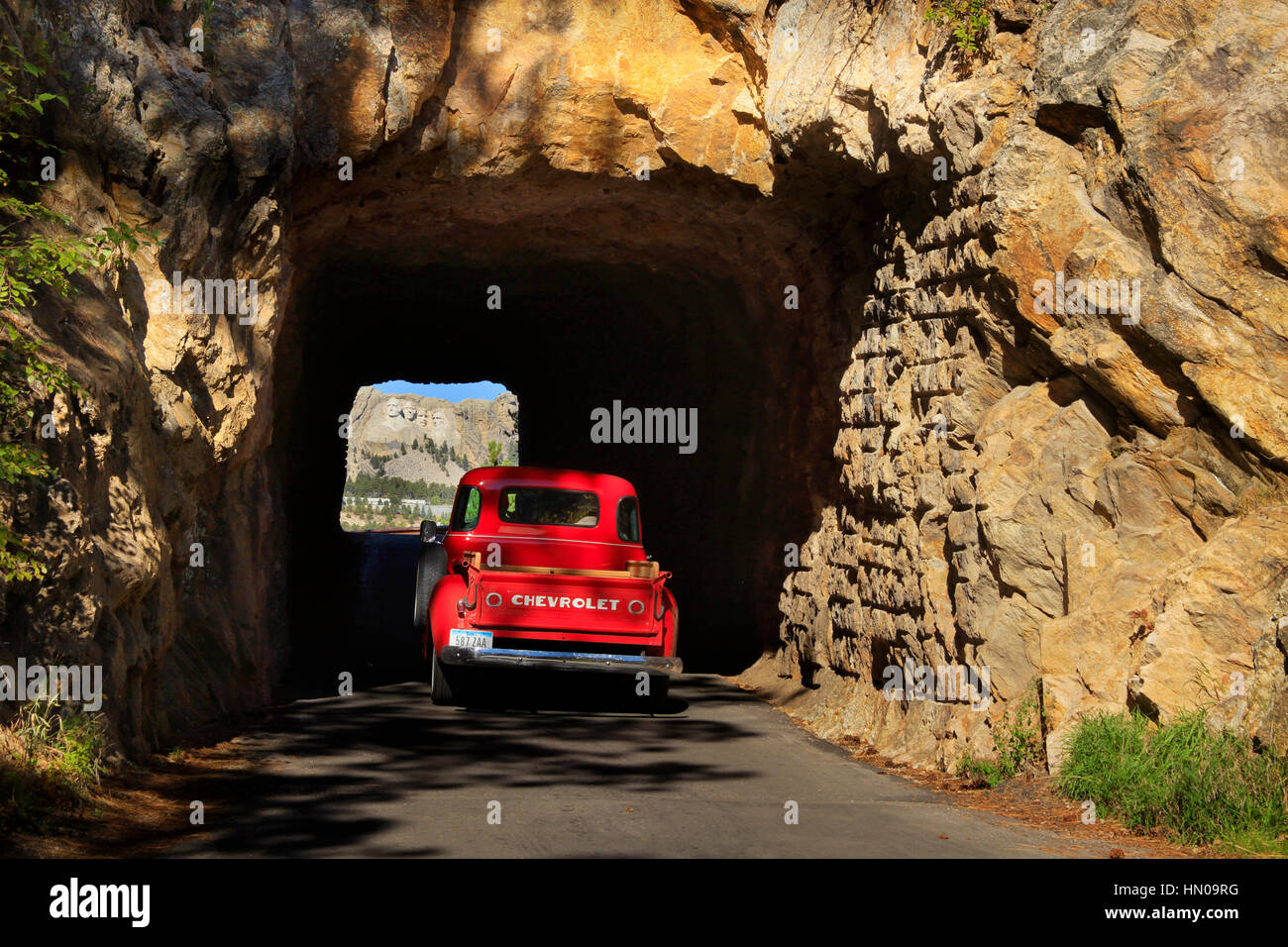 Mount Rushmore seen from Iron Mountain Road, Peter Norbeck Scenic