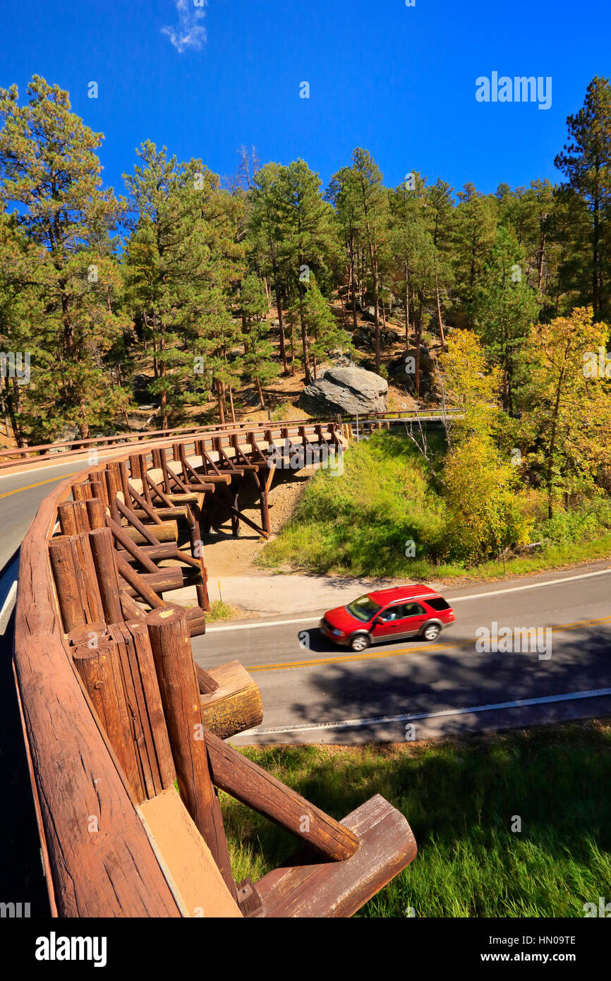 Pigtail Bridge, Iron Mountain Road, Peter Norbeck Scenic Highway