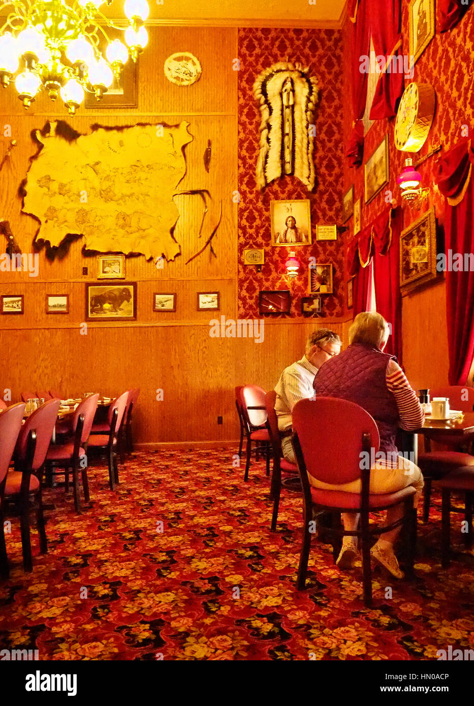 Ruby House Restaurant, Black Hills, Keystone, South Dakota, USA Stock