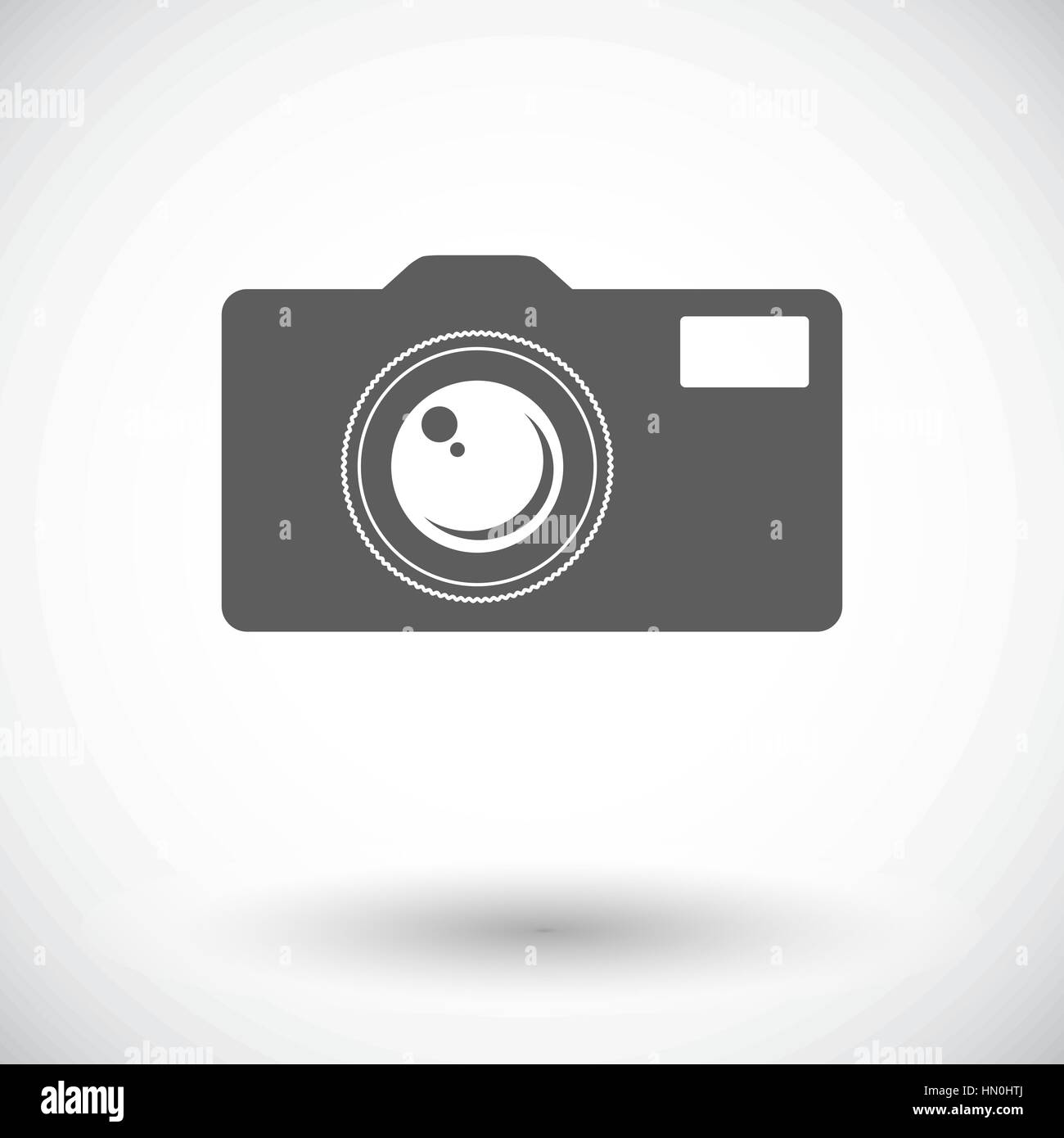 Camera. Single flat icon on white background. Vector illustration Stock ...