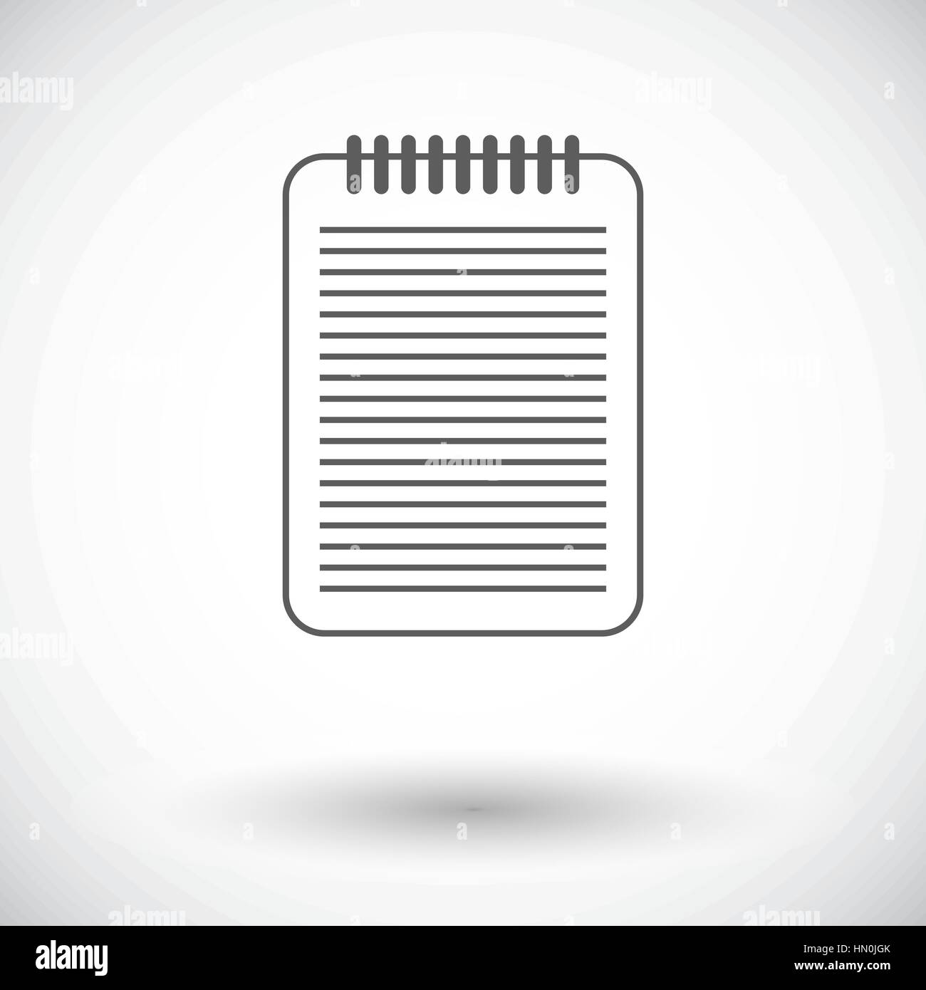 Document. Single flat icon on white background. Vector illustration ...