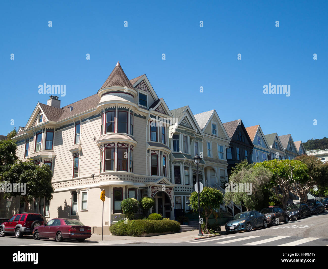 San Francisco houses Stock Photo