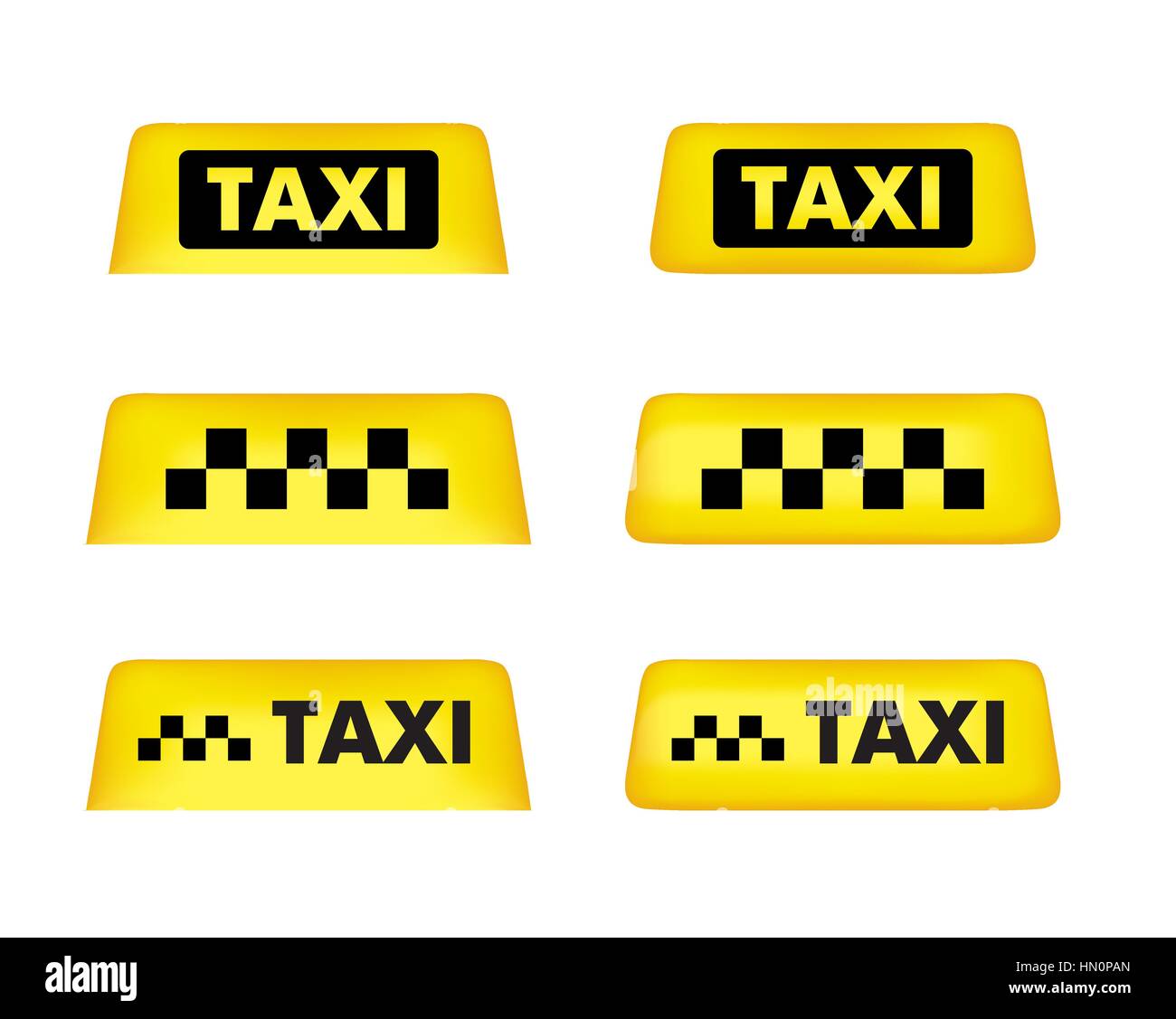 Taxi car roof sign. Icon set. Vector Stock Vector Image & Art Alamy