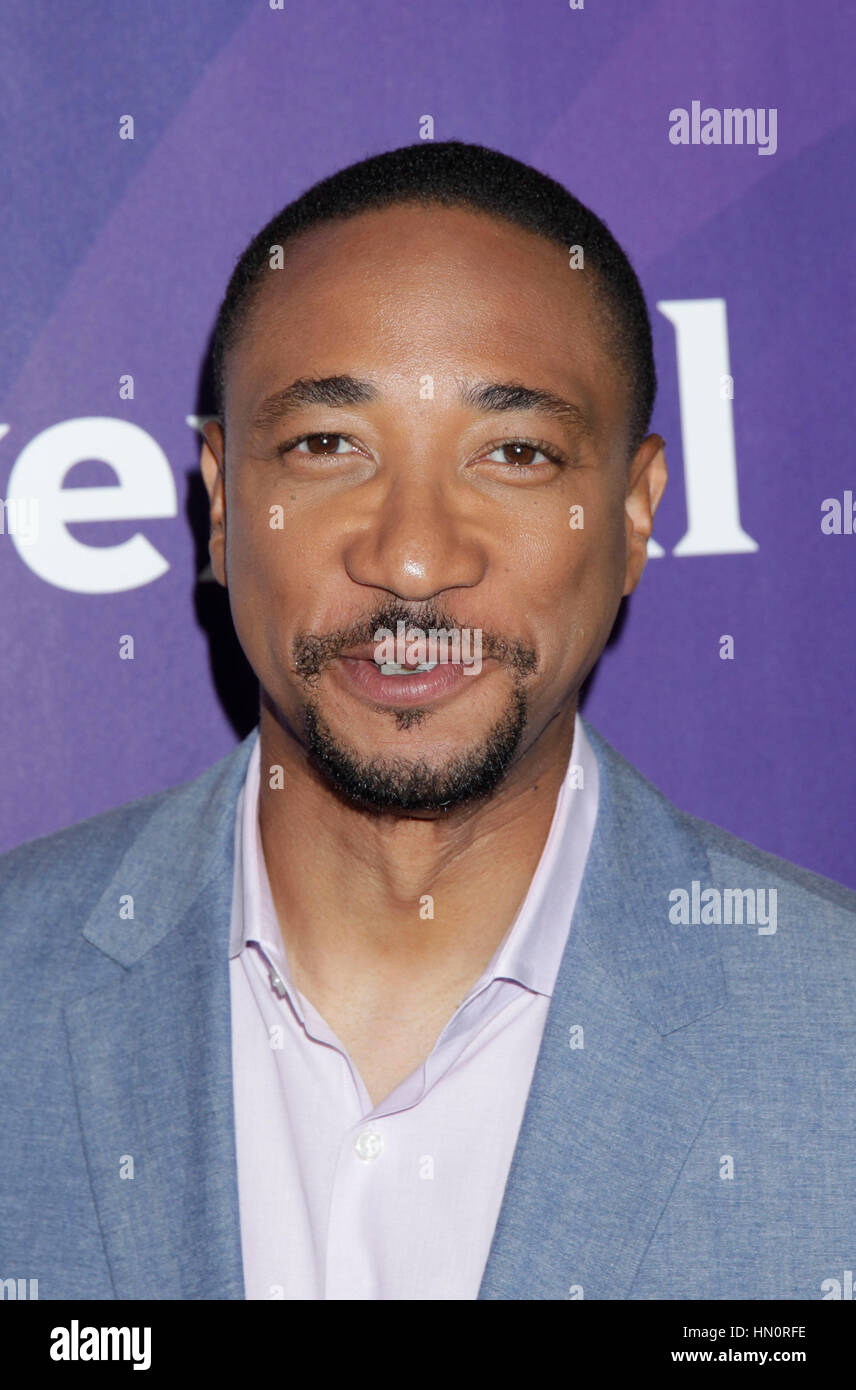Damon Gupton arrives at the NBCUniversal Press Tour at the 2015 TCAs on ...