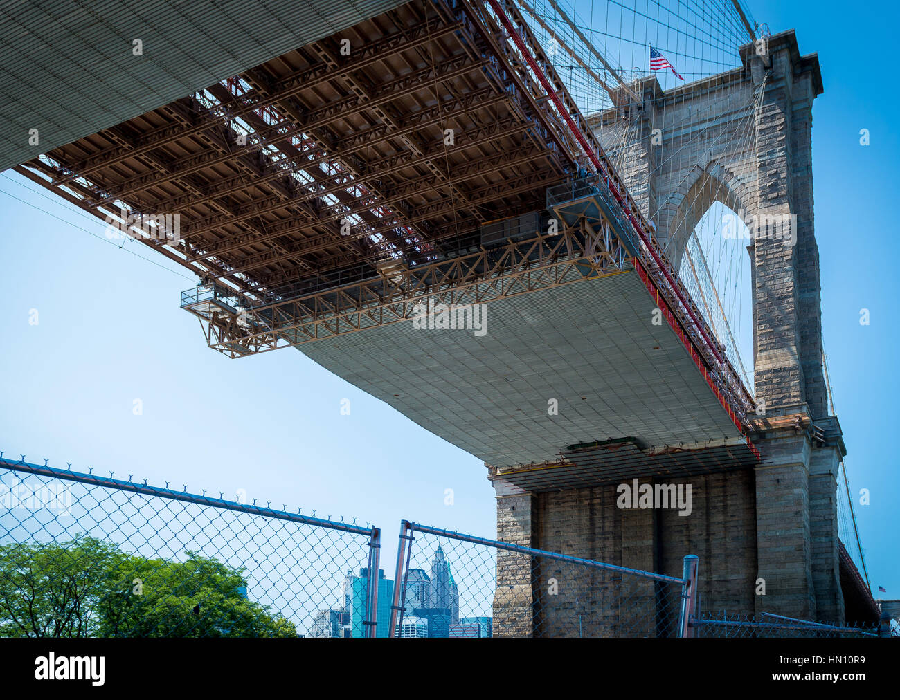 The brooklyn bridge under construction hires stock photography and Brooklyn Bridge Under Construction 2025 Schedule