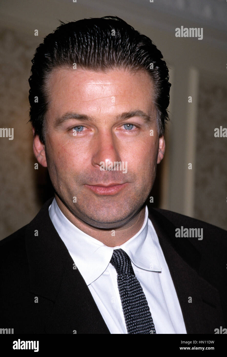 Alec Baldwin photographed by John Spellman at The Diary of Anne Frank Party at the Roosevelt Hotel in New York City on December 4th, 1997. Stock Photo