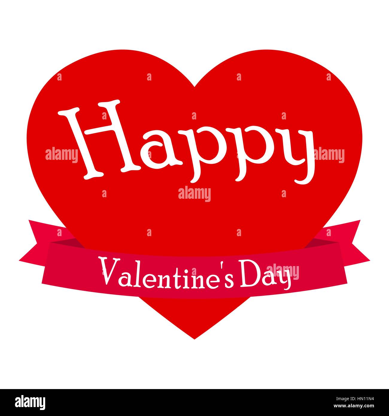 Pink Heart On Valentine S Day Vector Stock Vector Image & Art - Alamy