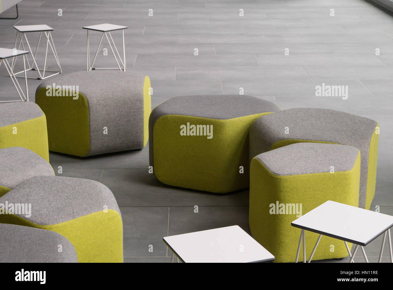 A modern corporate meeting or breakout area Stock Photo