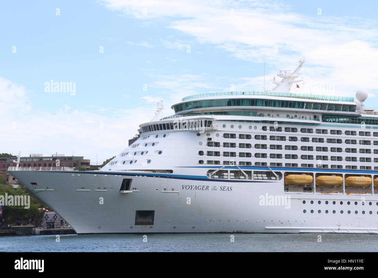 The Royal Caribbean International MS Voyager of the Seas ship docked at ...