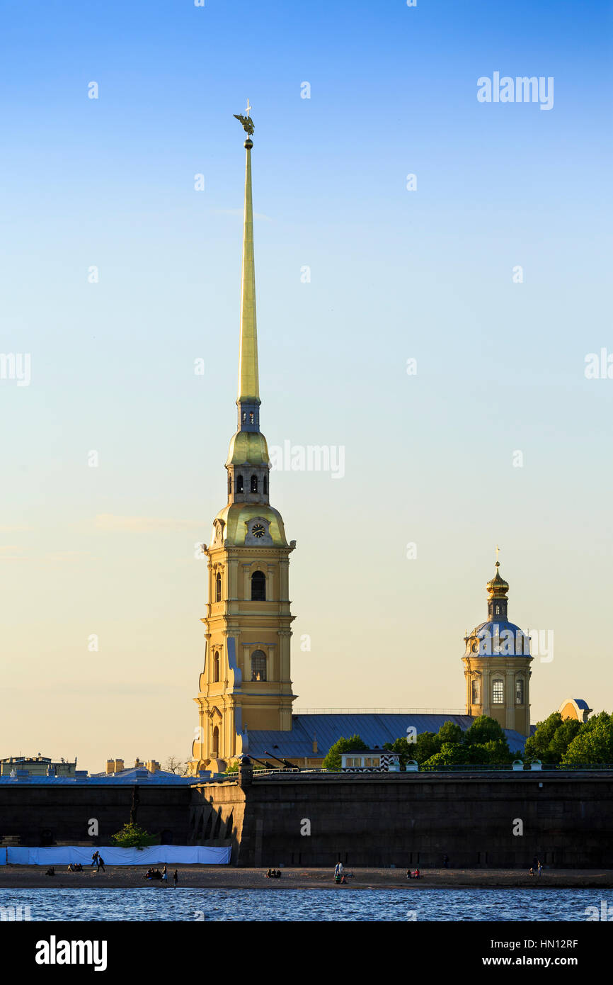 Peter and Paul Cathedral, St Petersburg, Russia Stock Photo