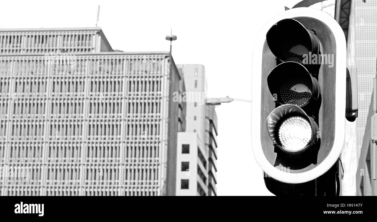 blur in south africa traffic light city center of durban and religion