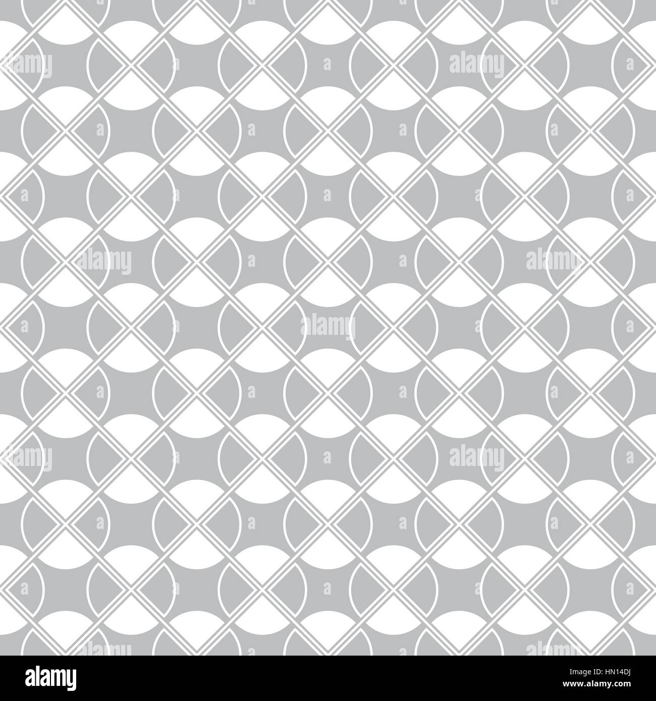 Seamless pattern. Stylish geometric texture with intersecting circles ...