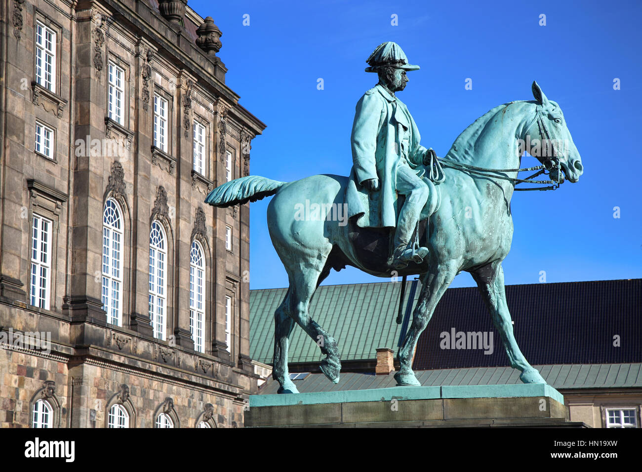 Equestrian statue of Christian IX near Palace
