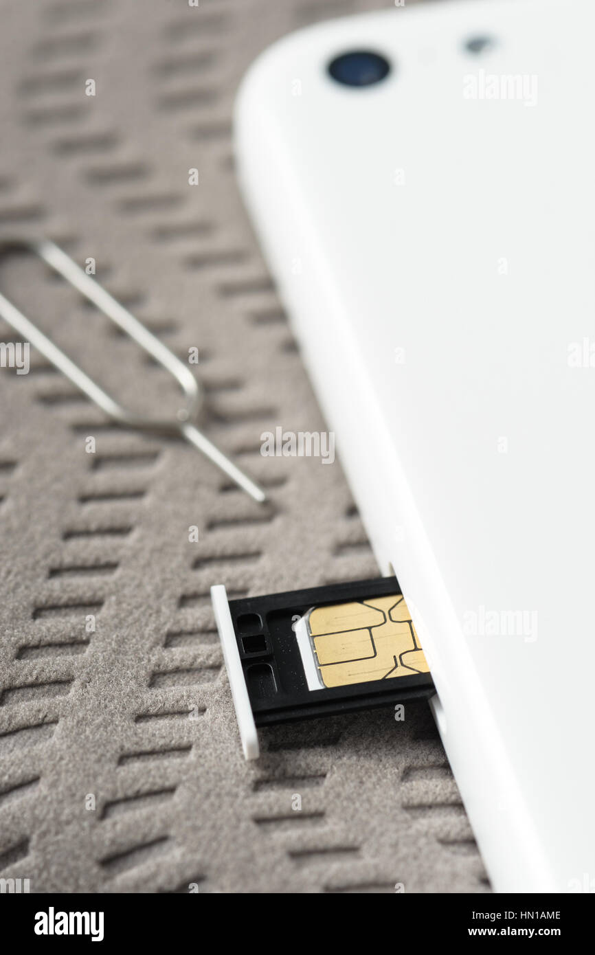 Insert sim hi-res stock photography and images - Alamy