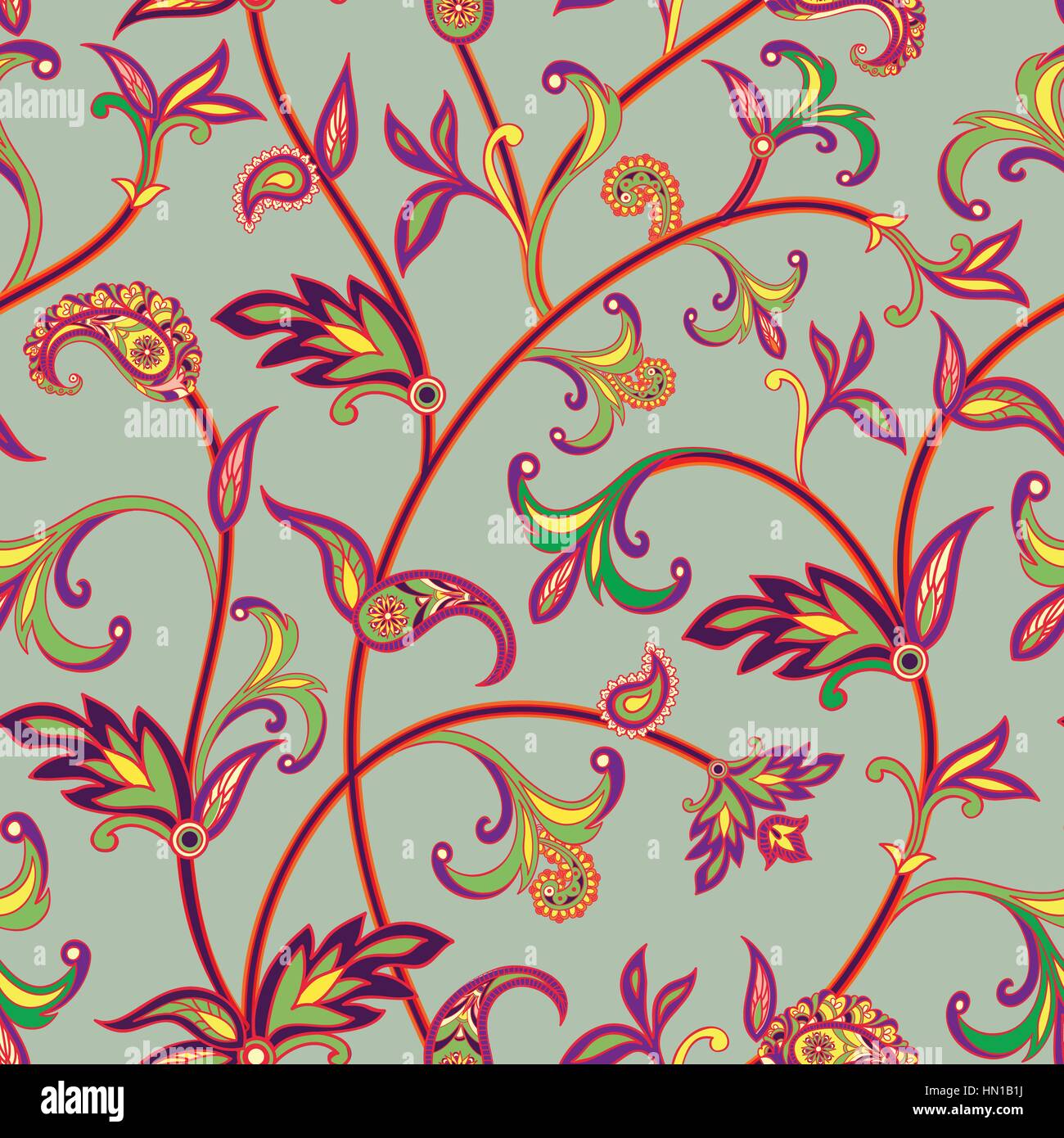 Classic seamless pattern. Traditional orient ornament. Classic