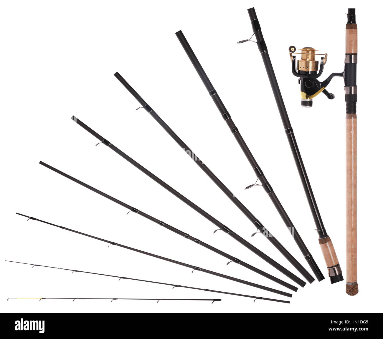 Fishing rod Cut Out Stock Images & Pictures Alamy