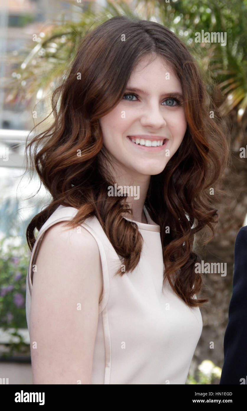 Kara Hayward arrives at the photo call for the film, "Moonrise Kingdom" during the 65th Cannes Film Festival in Cannes, France on May 16, 2012. Photo by Francis Specker Stock Photo