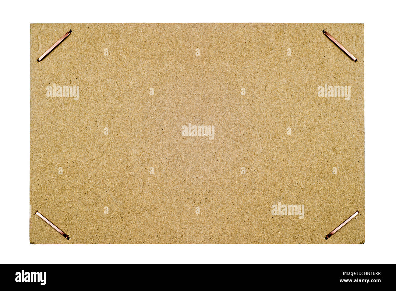 Rectangular Cardboard Frame Cardboard frame on a white background Stock Photo - Alamy