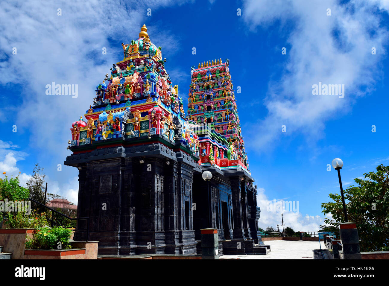 Ancient hindu god temple Solophok Hill in Namchi, South Sikkim, India Stock Photo