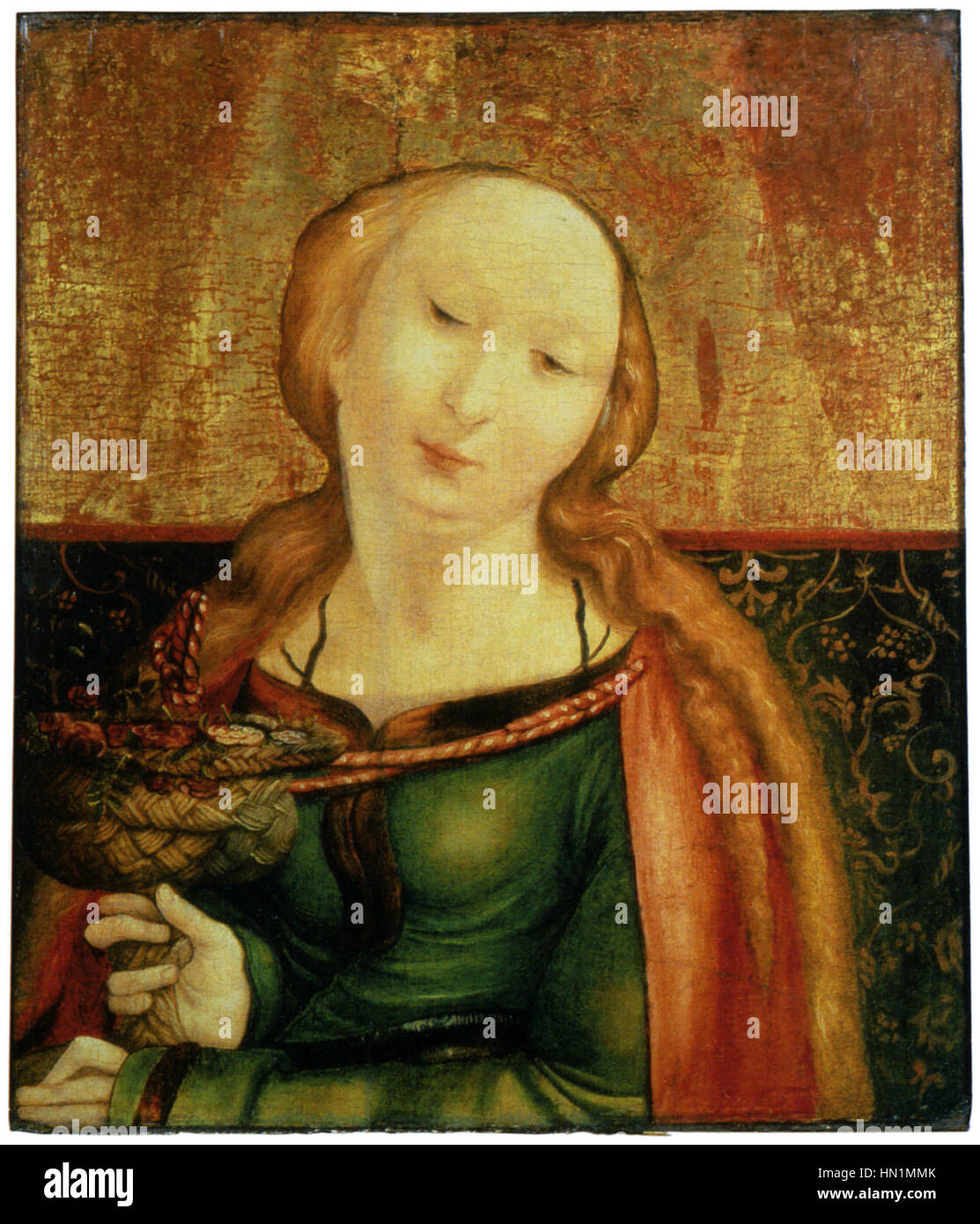 Matthias Gruenewald Coburger Tafel Heilige Dorothea Stock Photo