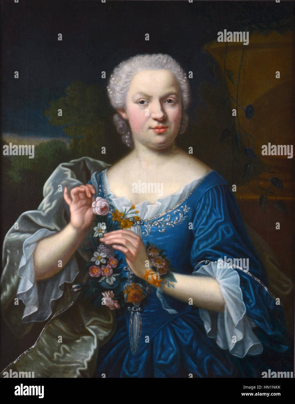 Margaretha Eva Nicolasia Six (1729-1800), by Theodorus Caenen Stock Photo