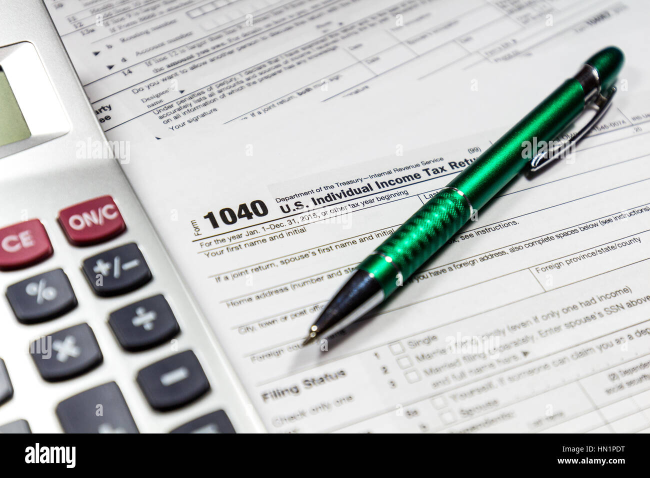 Tax return usa hi-res stock photography and images - Alamy