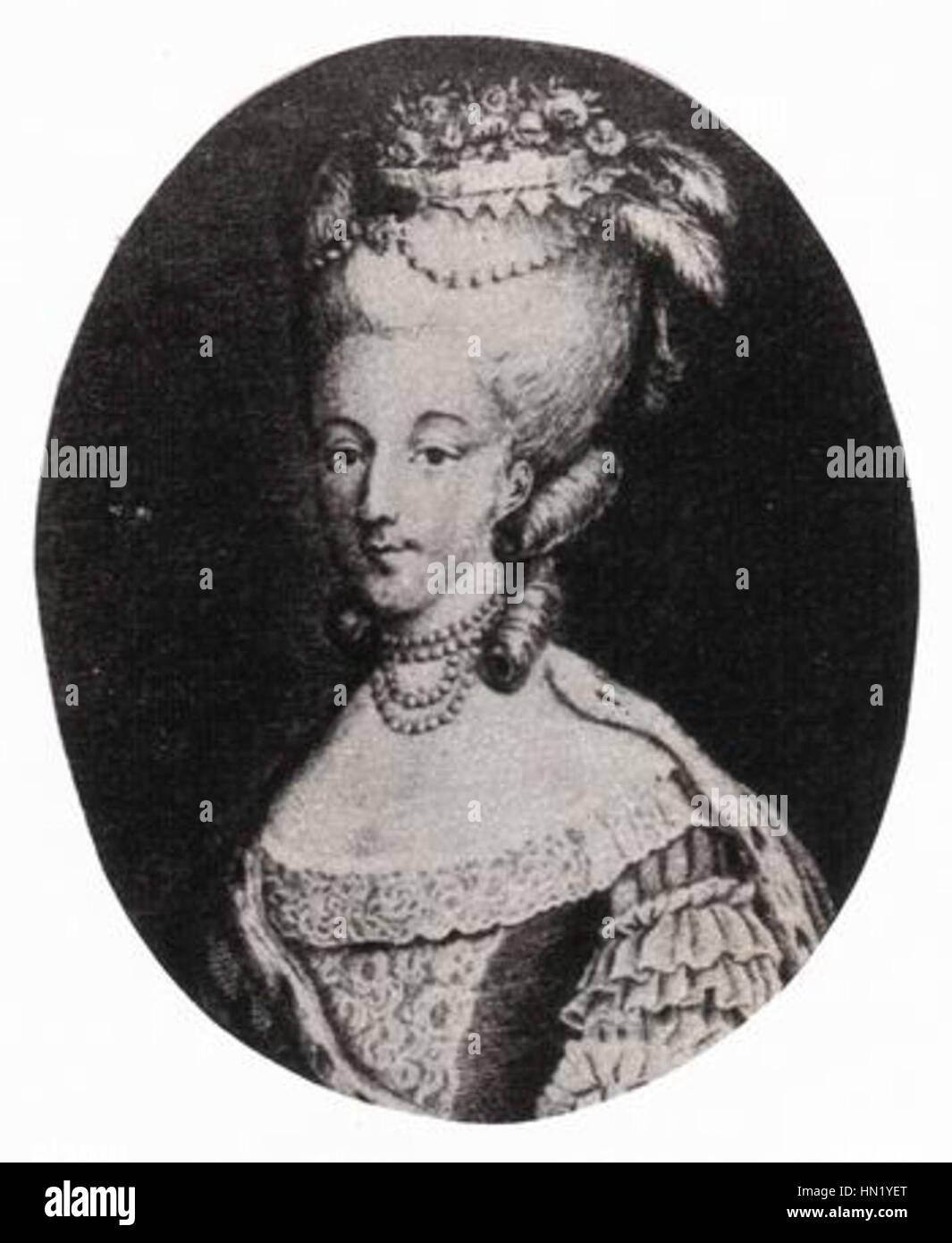 Maria Teresa Savoia Artois 1756 1805 Stock Photo