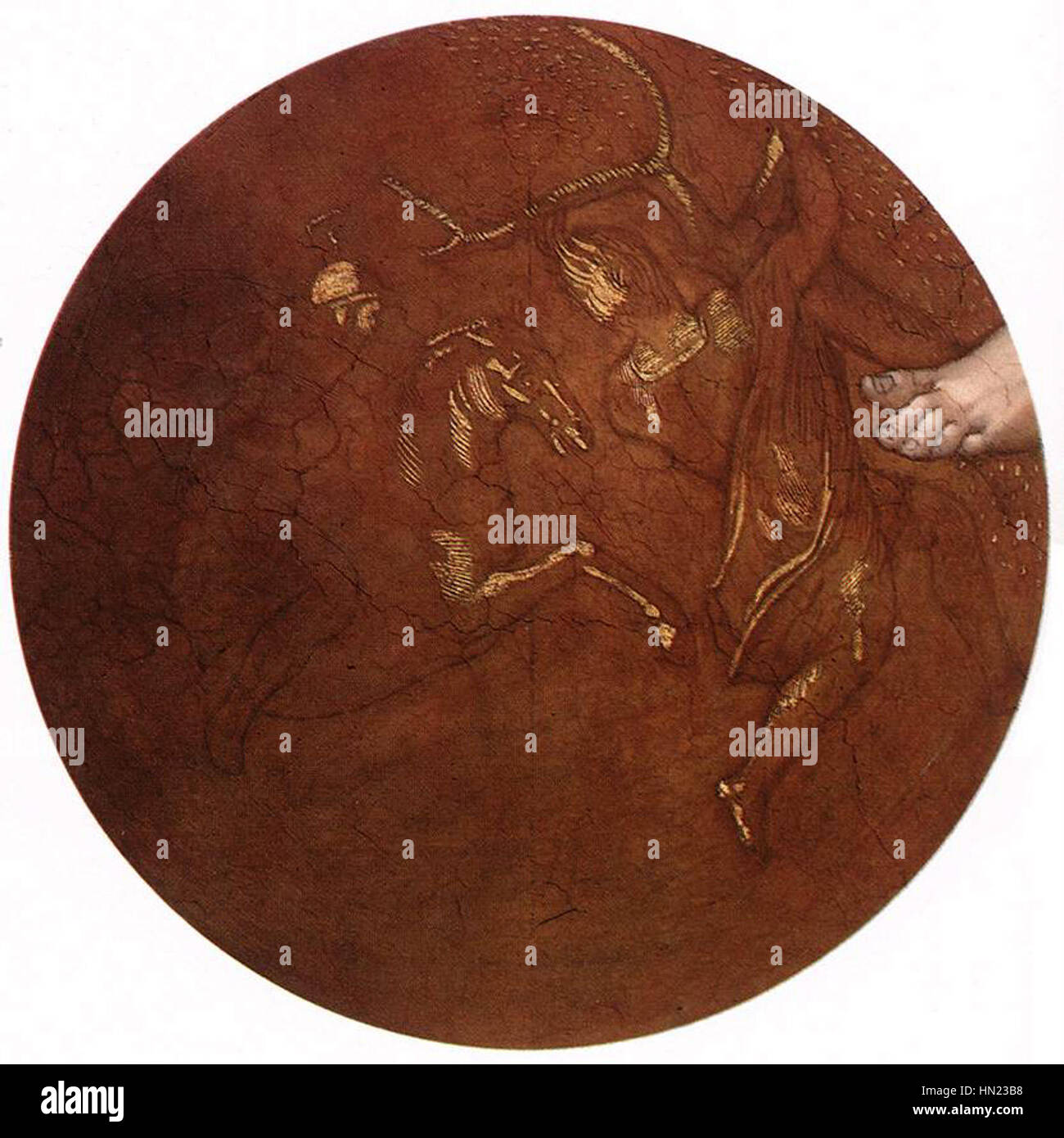 Michelangelo, medaglione 07 Stock Photo Alamy