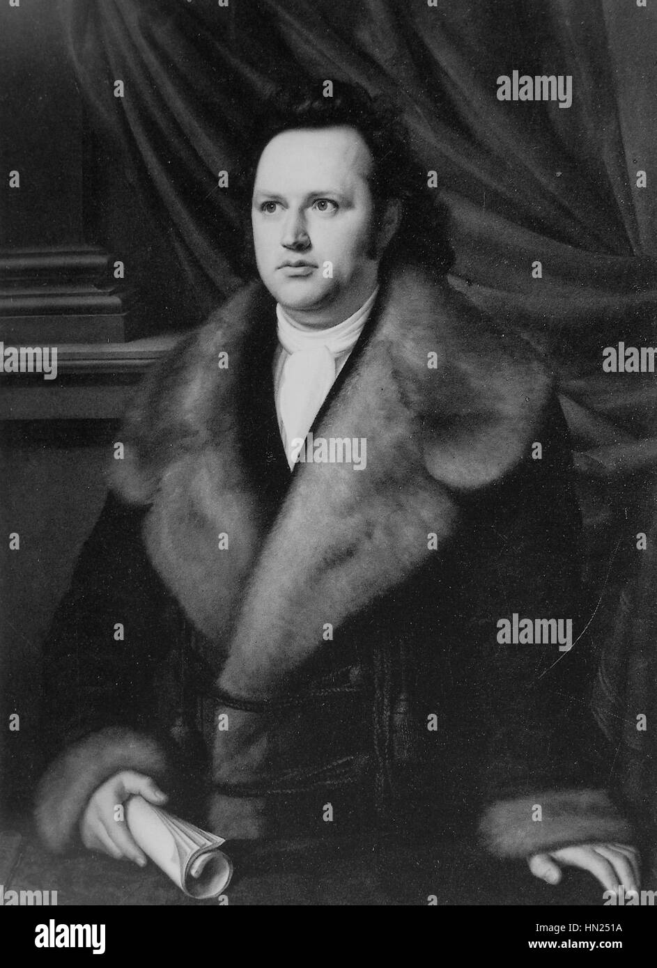 Magnus Ludwig Cauer 1823 Stock Photo