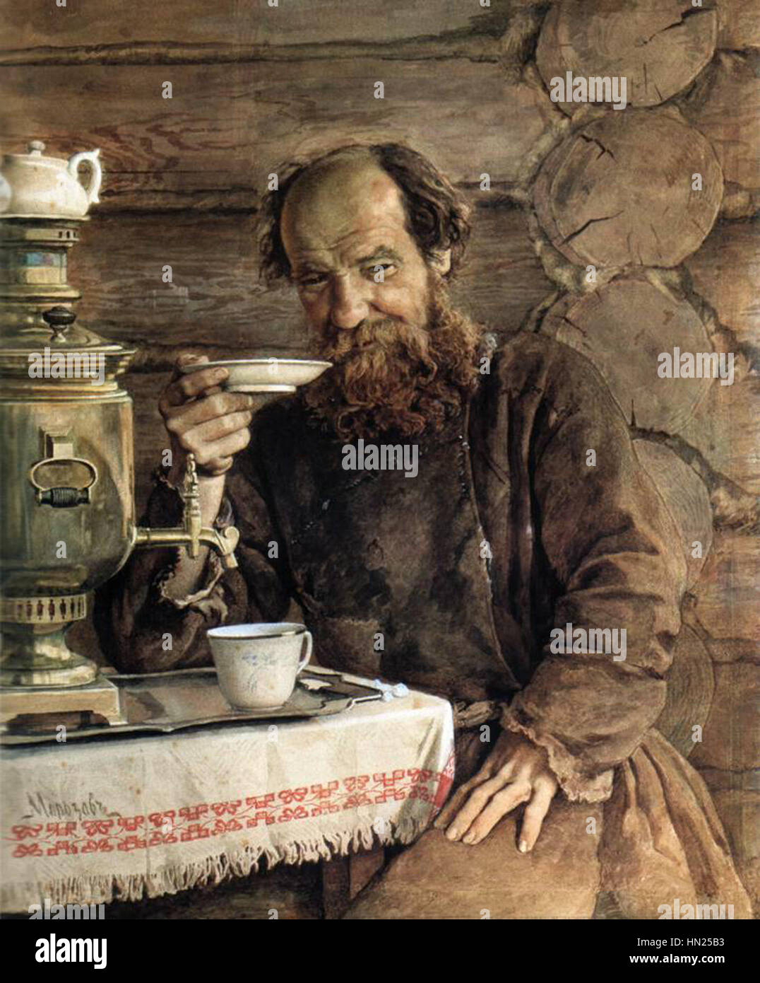 Making Tea Scenes Tranquil scene tea preparation showcasing hi-res stock photography and ...
