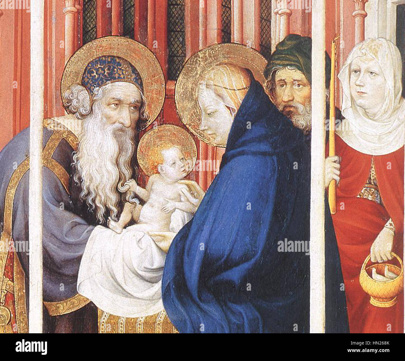 Melchior Broederlam - The Presentation of Christ (detail) - WGA03231 Stock Photo