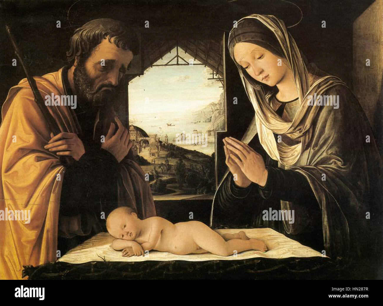 Lorenzo Costa - Nativity - WGA5430 Stock Photo