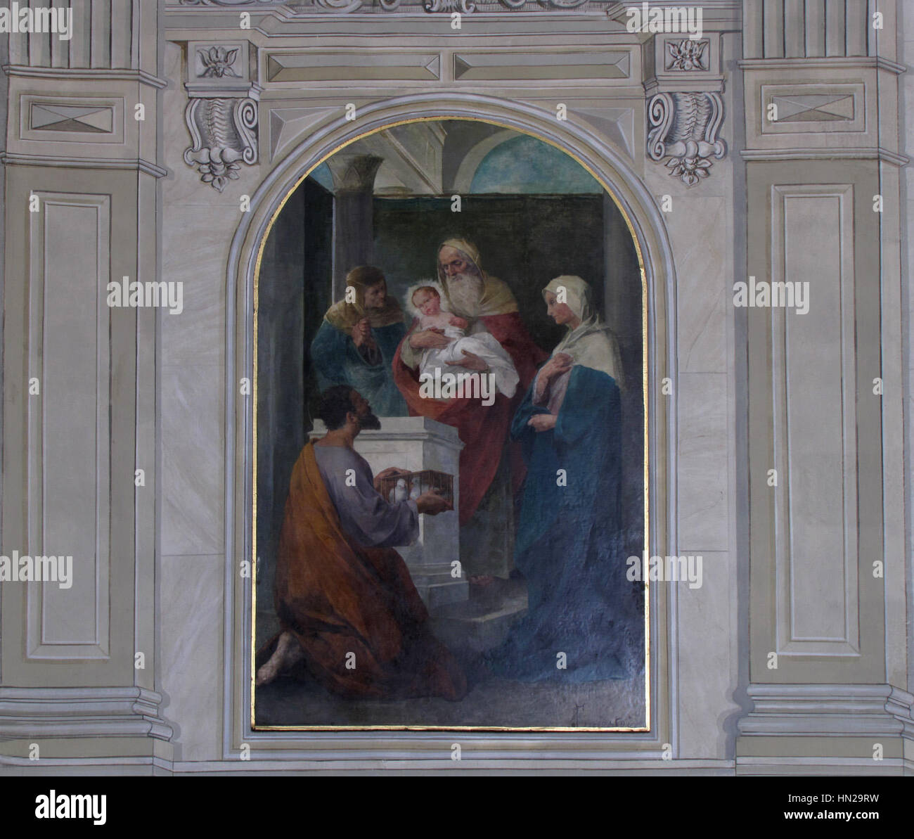 The 'Assomption' (Assumption) of the Virgin Mary, as depicted in the ...