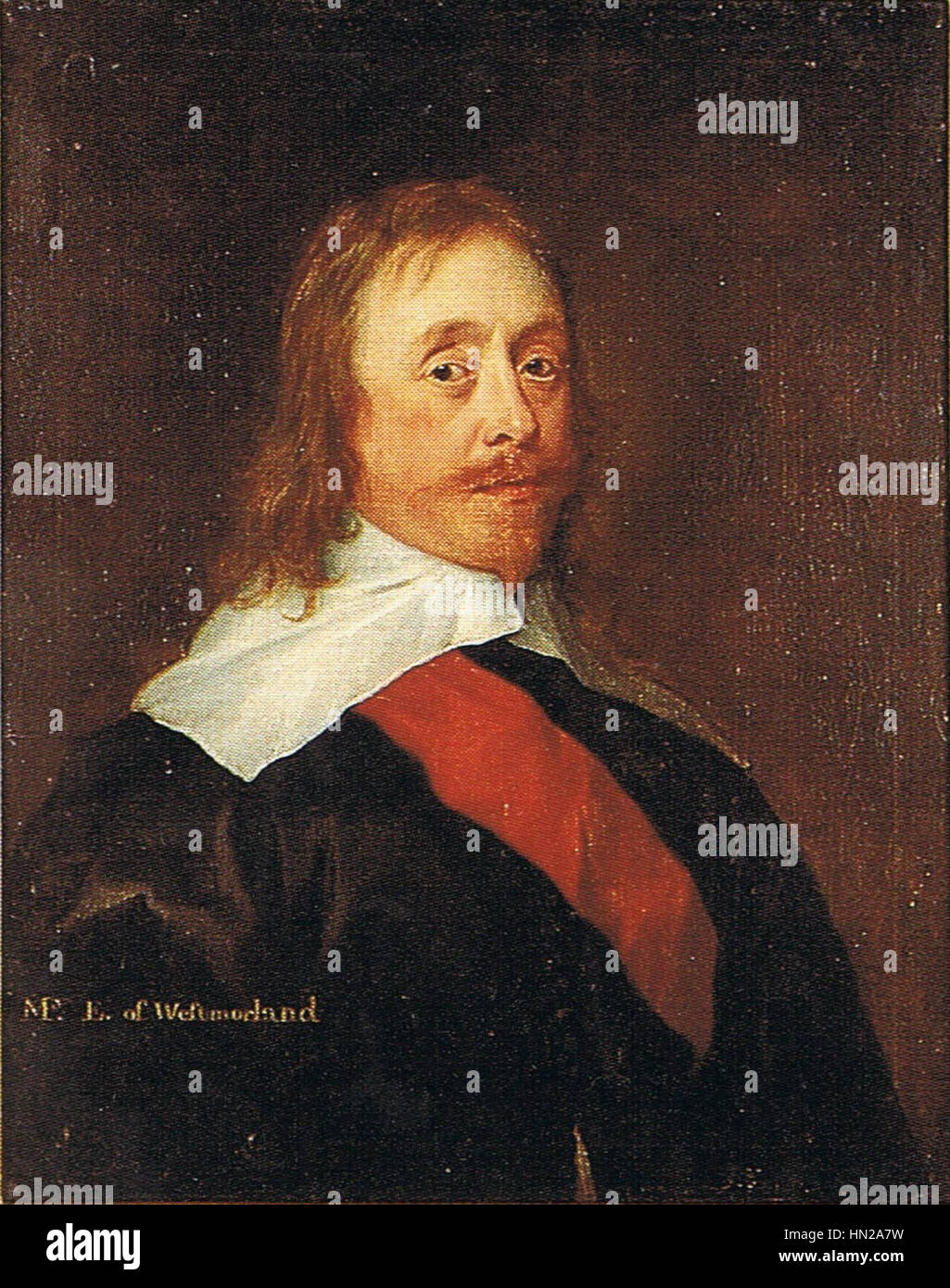 Mildmay Fane in oils Stock Photo
