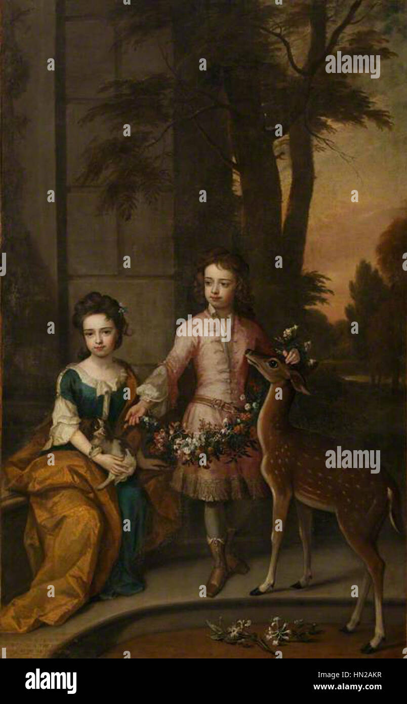 Lionel and Mary Sackville Stock Photo Alamy