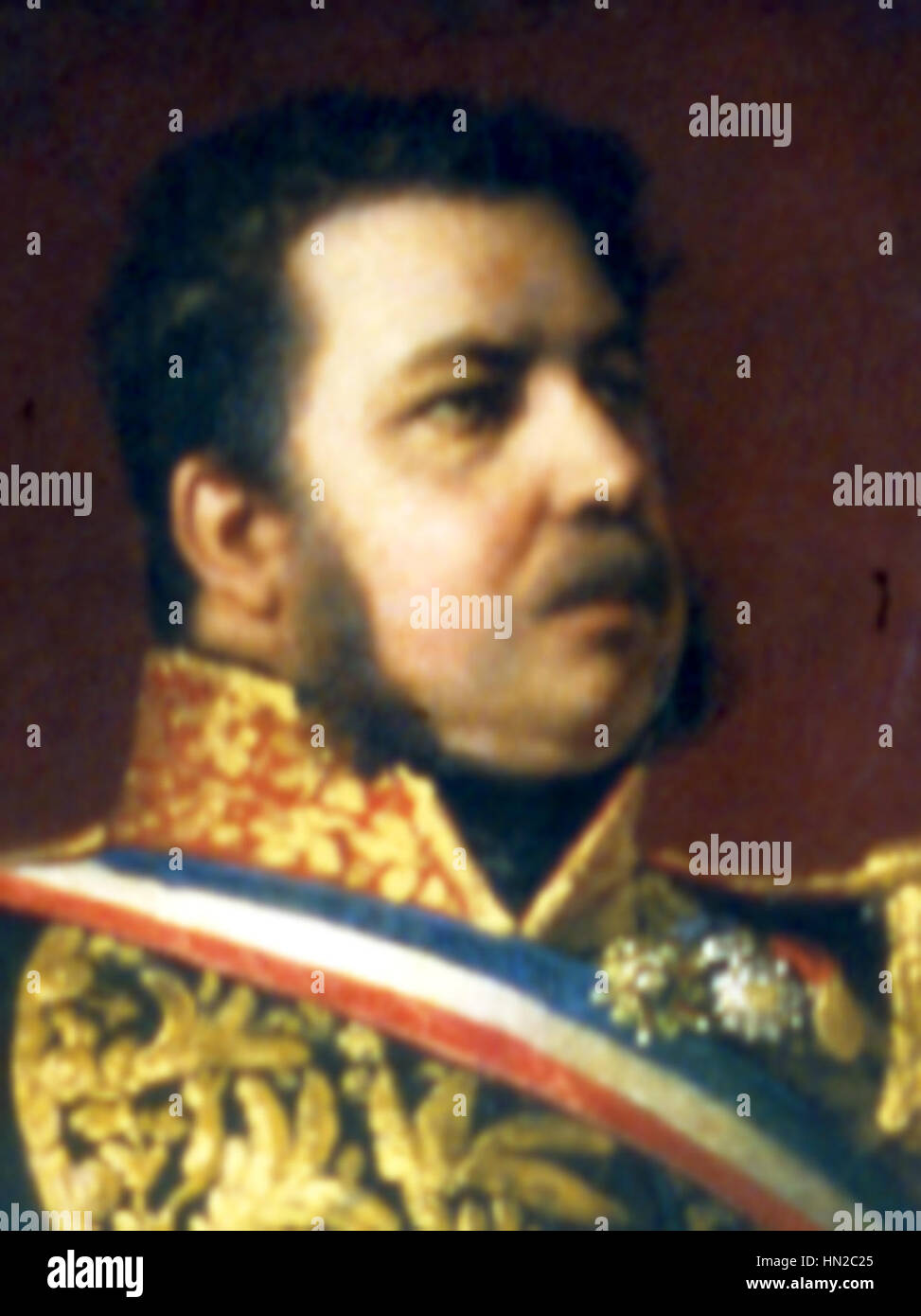 Manuel Bulnes 1843 Stock Photo Alamy